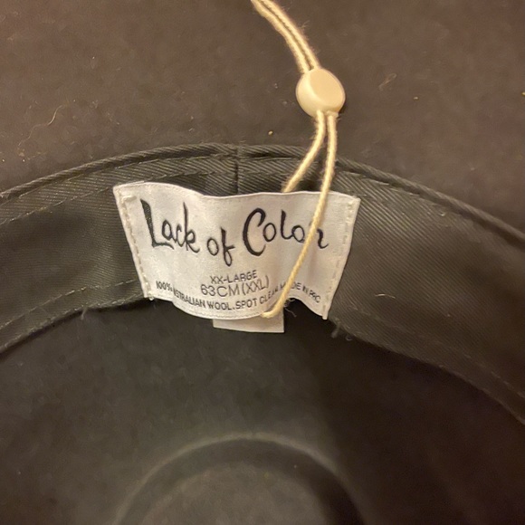 Lack of Color Unisex Black Fedora in style Grove. Various sizes available - Picture 16 of 16